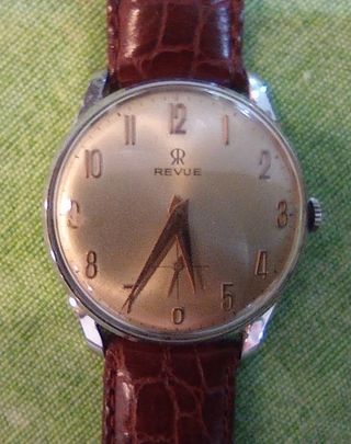 Orologio Revue carica manuale anni 50 