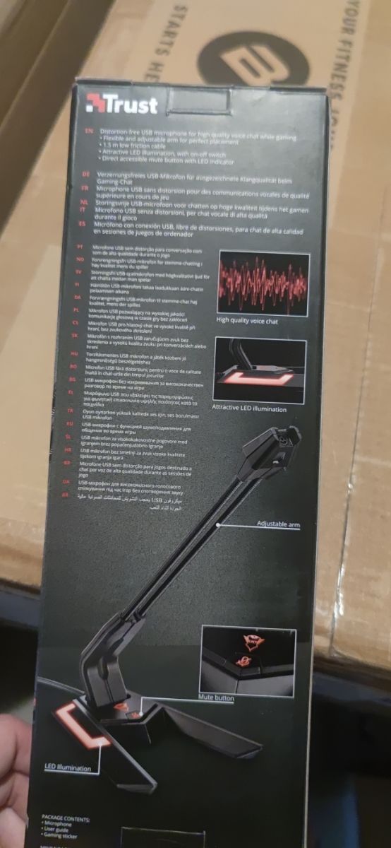 Trust GXT 210 - Micrófono Gaming USB para PC, PS4,