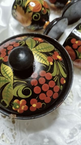 Set Russia di legno fatti a mano.