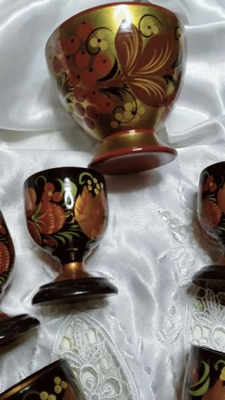 Set Russia di legno fatti a mano.