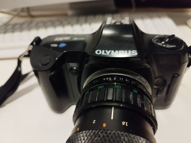 cámara olympus om101power Focus