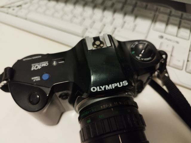 cámara olympus om101power Focus