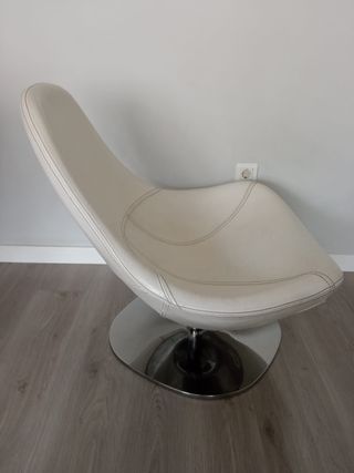 Sillón piel Tirup Ikea.