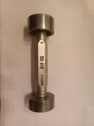 Calibre diámetro 50 mm H8 Tapon liso