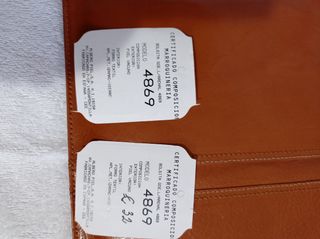 Cartera de mano de piel PETUSCO