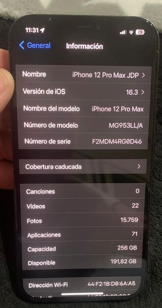 IPhone 12 Pro Max 256 Gb Azul
