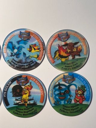 Tazos pokemon league 2 lote