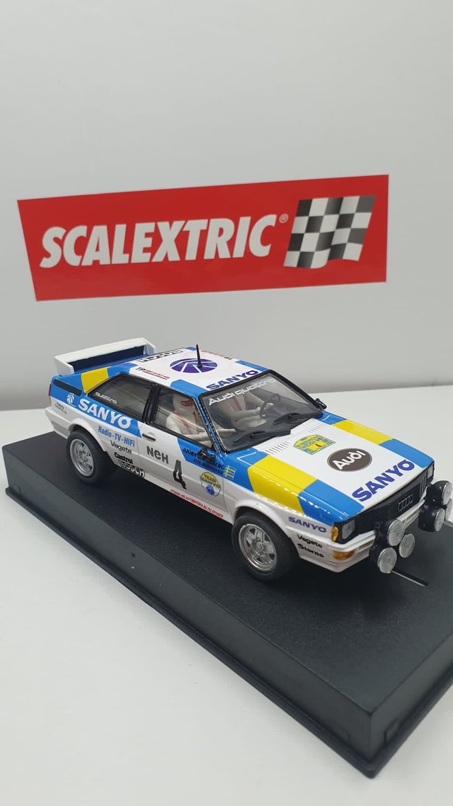 Scalextric Audi quatroo gr sanyo temaslot