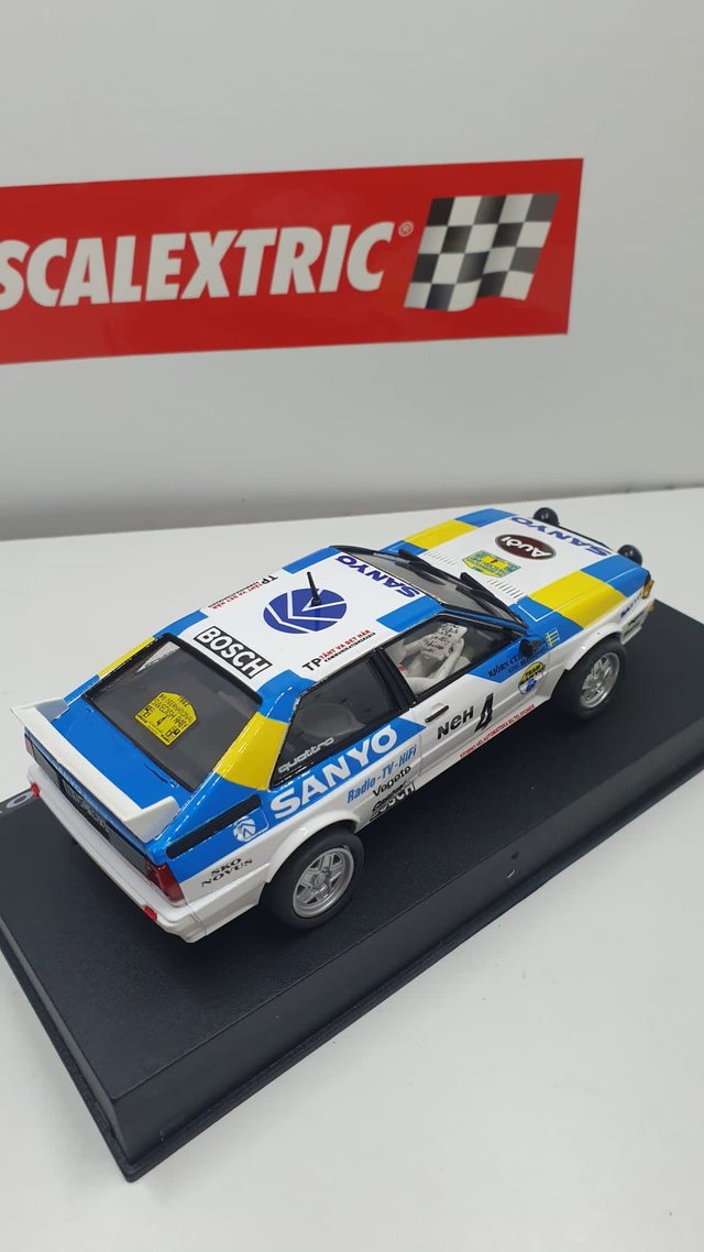 Scalextric Audi quatroo gr sanyo temaslot