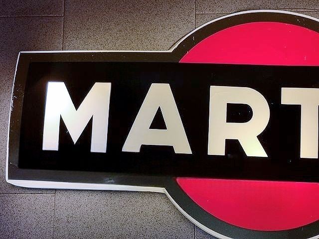 Cartel Luminoso MARTINI 1980