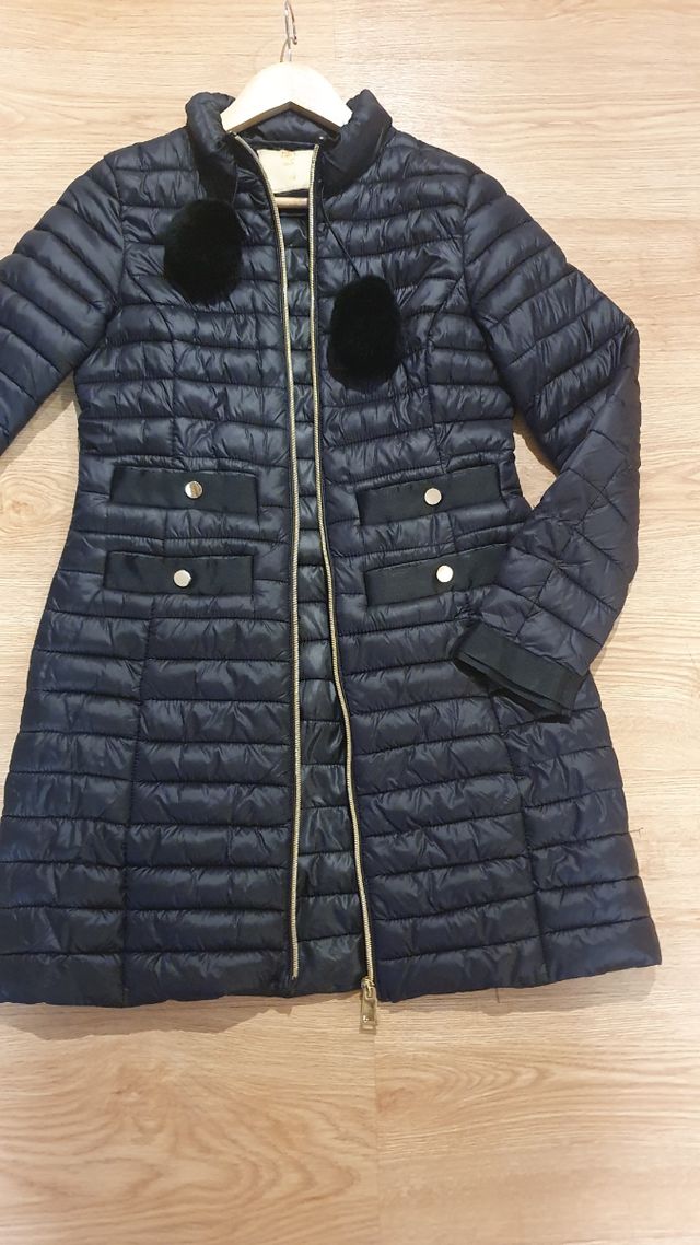 Plumifero azul marino