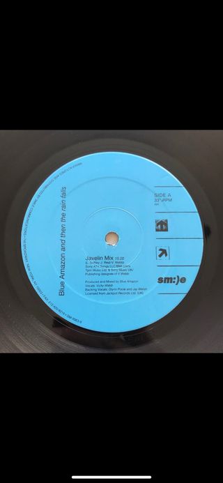 VINILO BLUE AMAZON MUY BUEN ESTADO!!