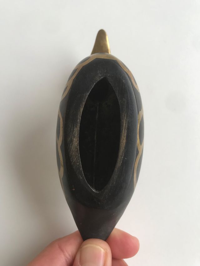 PATO DE METAL PINTADO