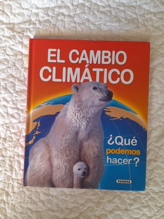 libros Que le pasa al planeta y  El cambio climáti