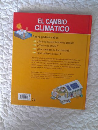 libros Que le pasa al planeta y  El cambio climáti
