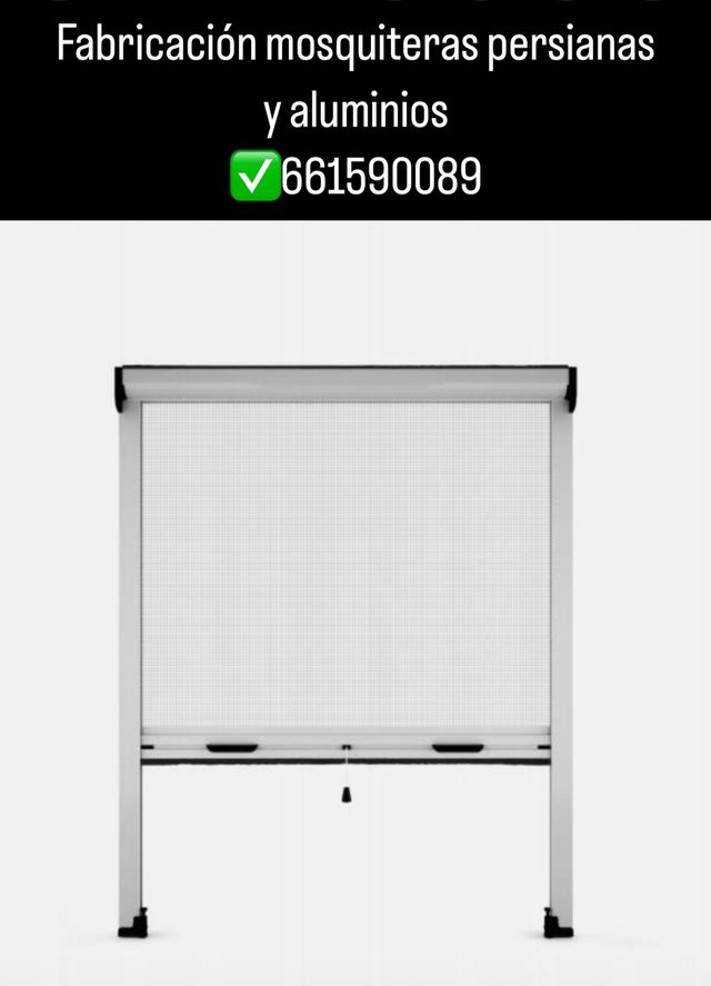 Mosquiteras, persianas aluminio...