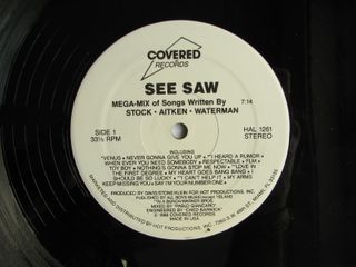 € See Saw Mega-Mix 12" US 1988 House Aitken Stock