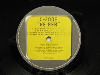 € O-Zone – The Beat 12" Italy 2001 Hard House