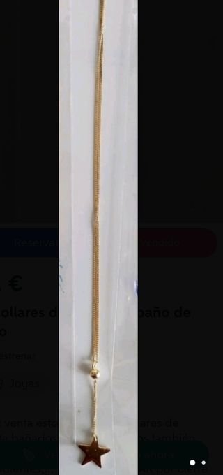 Collar de plata a estrenar