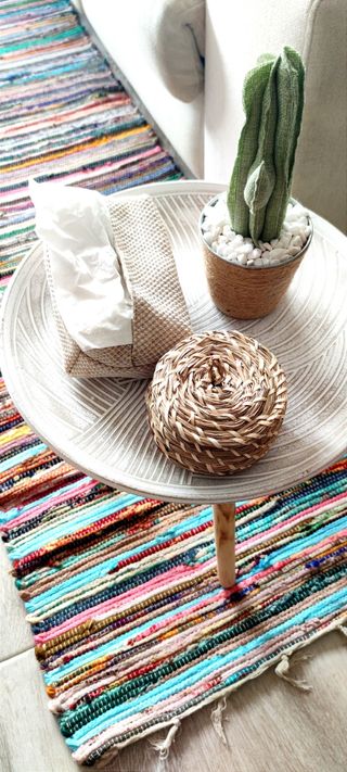 MESITA AUXILIAR PATAS MADERA