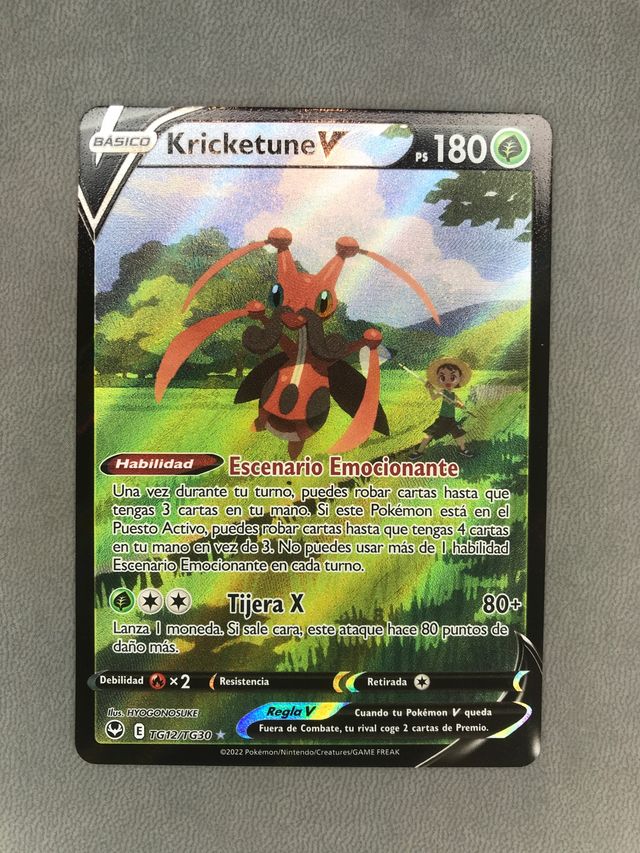 Carta Pokemon KRICKETUNE "V"