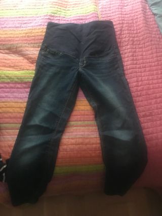 Pantalon vaquero premama embarazo