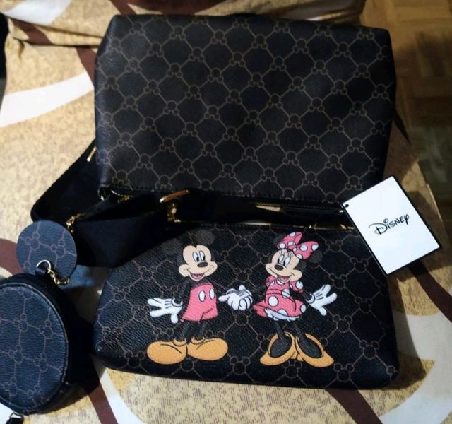 Bolso 3 en 1 Mickey y Minnie