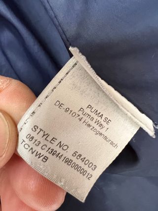 Chaqueta plumas azul PUMA.