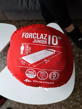 Saco de dormir , color rojo