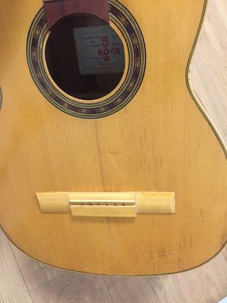 Guitarra artesana Roca de 1960-1970
