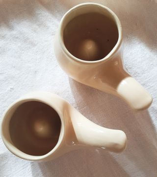 Set due tazzine in ceramica Bonomelli anni 60