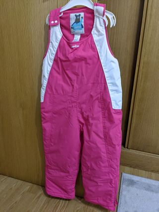 Pantalon peto rosa nieve niña 4 años