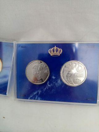 Juego de 6 monedas de las 500 pesetas año 1987, co