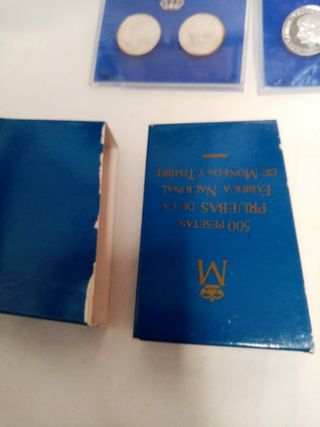 Juego de 6 monedas de las 500 pesetas año 1987, co