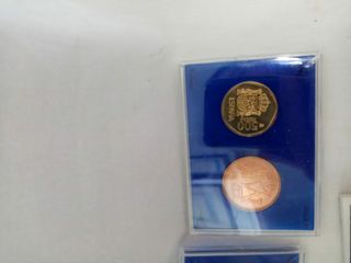 Juego de 6 monedas de las 500 pesetas año 1987, co