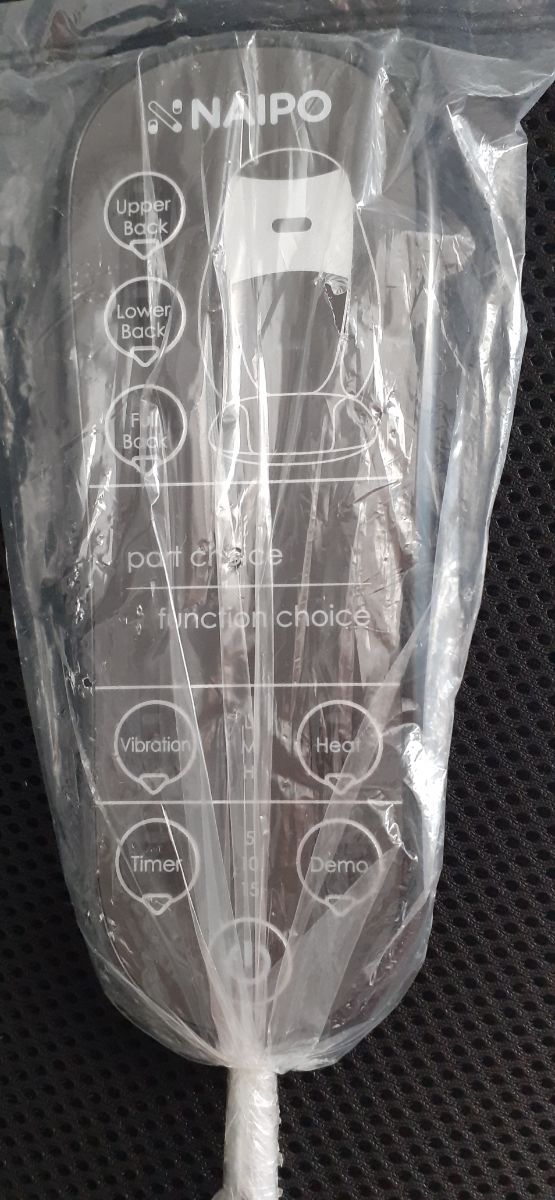 Asiento masejeador shiatzu para espaldacompleta