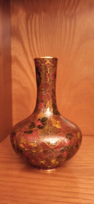 Jarrón cloisonne