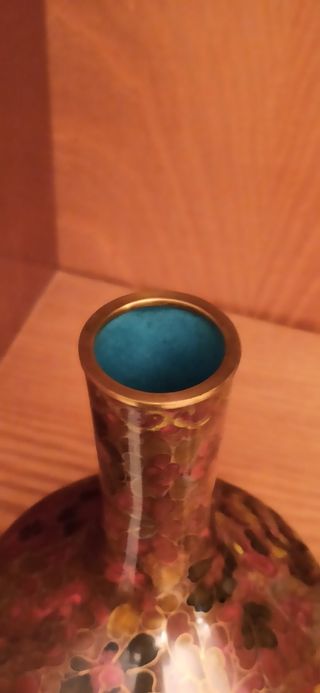Jarrón cloisonne