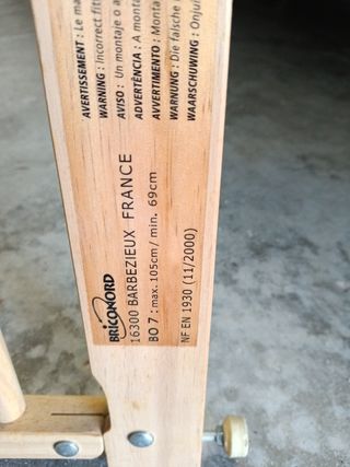 Barrera seguridad escaleras