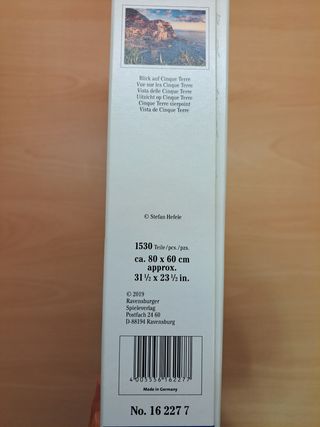 Puzzle Ravensburger 1500 pezzi - Le Cinque Terre