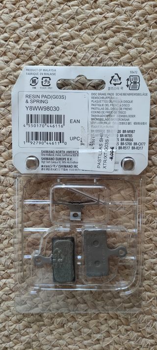 Pastillas Shimano XT/XTR