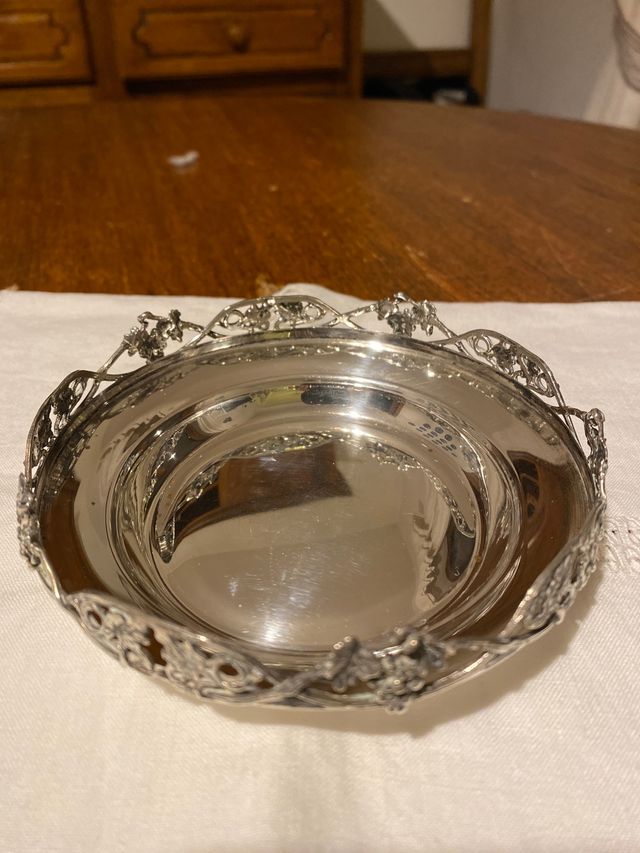 Piattino in argento 800