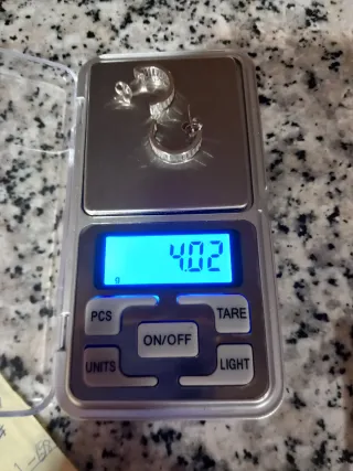 Pendientes y anillo oro blanco : junto o separado