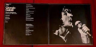 vinile 33 giri doppio Gaber