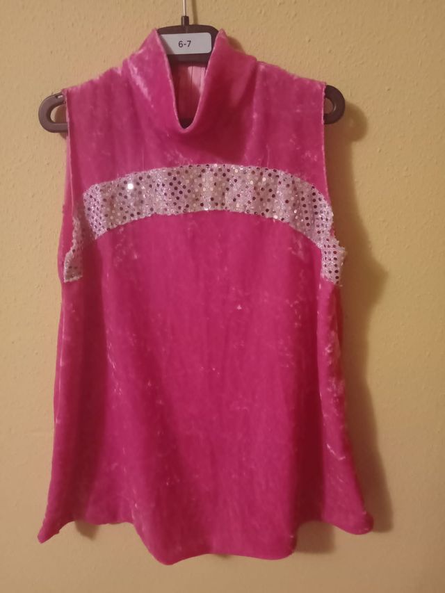 Disfraz de chica yeyé hippie rosa carnaval 6 años