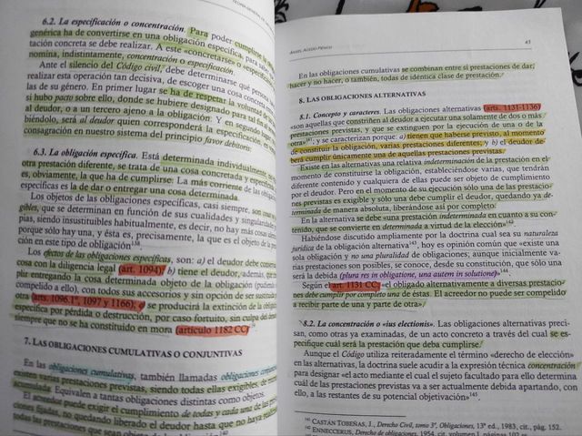 Teoría general de obligaciones