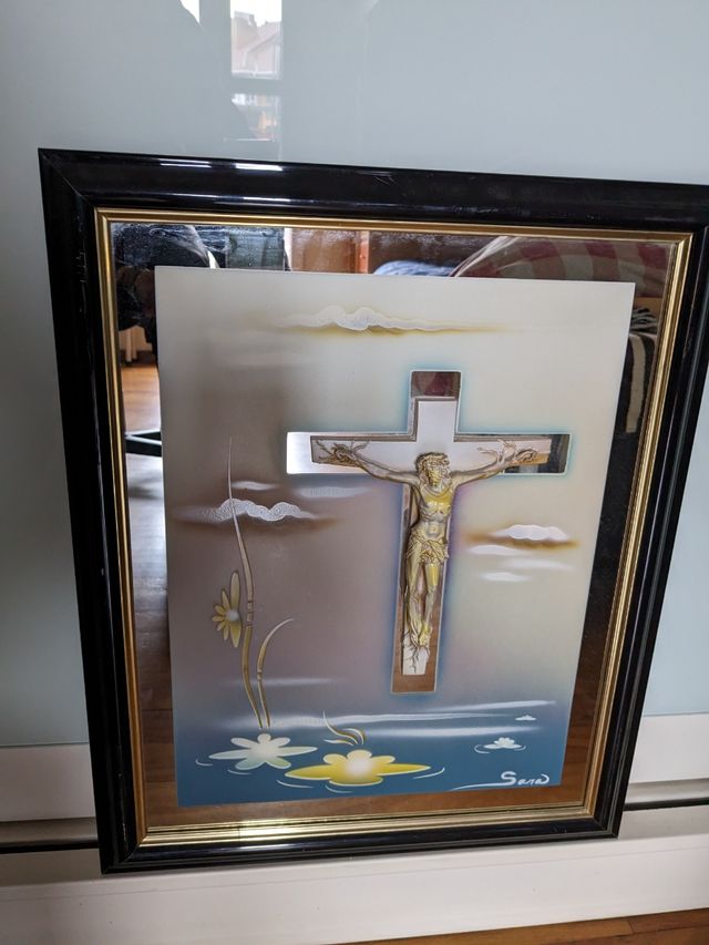 crucifijo/espejo