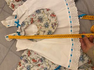 Volcada traje fallera para mellizas