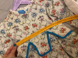 Volcada traje fallera para mellizas