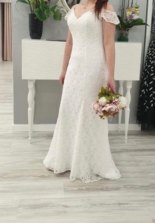 Vestido de novia, ideal para una boda civil